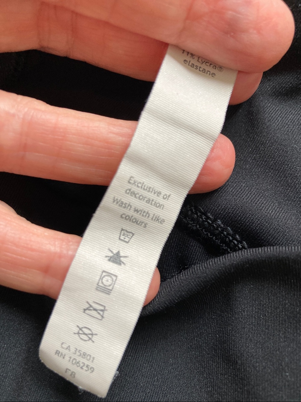 Lululemon Train Times Black Leggings 7/8 Sheer details sz 2 - Picture 9 of 11